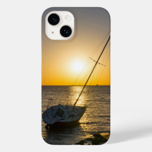 Zonsondergang Zeilboot Scheepswrak Gulf Breeze FL Case-Mate iPhone 14 Hoesje