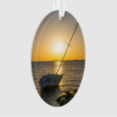 Zonsondergang Zeilboot Scheepswrak Gulf Breeze FL  Ornament (voorkant)