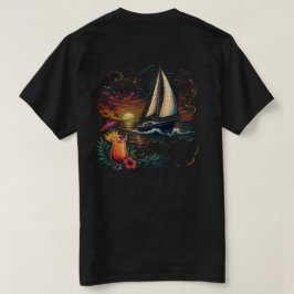 Zonsondergang Zeiltocht T-shirt