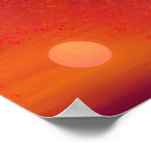 Zonsondergang Ziel Poster (Hoek)