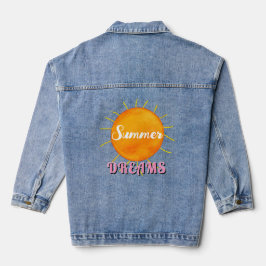 Zonsondergang zomerdromen denim jacket