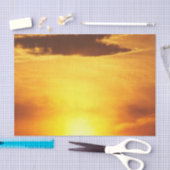 zonsondergang, zon, lucht, landschap, zonsopgang,  tissuepapier (Craft)