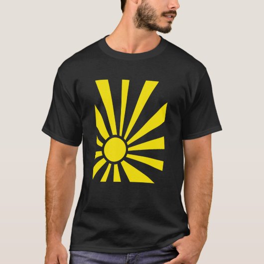 zonsondergang zonnestralen zomer t-shirt (Voorkant)