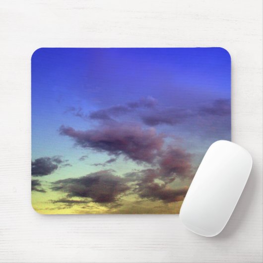 Zonsondergang / Zonsopkomst Sky & Wolken Muismat (Met muis)