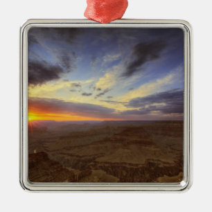 Zonsondergang, zuidelijke rand van de Grand Canyon Metalen Ornament