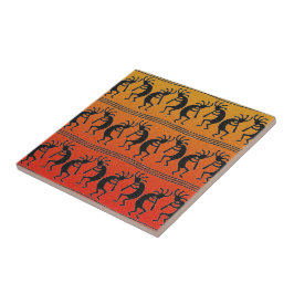 Zonsondergang Zuidwest Design Kokopelli Keramische Tegeltje