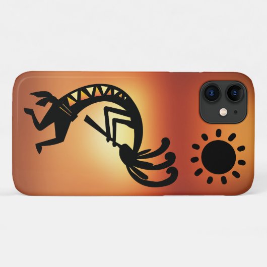 Zonsondergang Zuidwest Kokopelli Case-Mate iPhone Case (Achterkant (horizontaal))