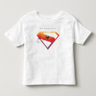 Zonsondergang Zweef Superman Schild Kinder Shirts