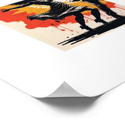 zonsondergangdans poster (Hoek)