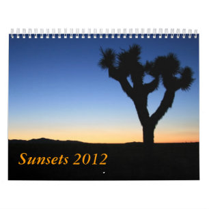 Zonsondergangen 2012 kalender