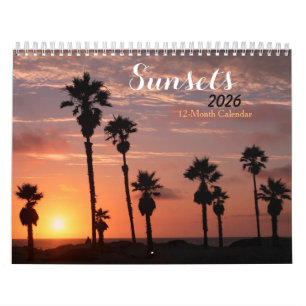 Zonsondergangen 2025 kalender