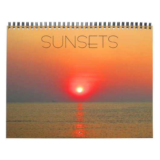 zonsondergangen 2025 kalender (Hoes)