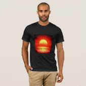Zonsondergangen achtervolgen, dromen vangen Mannen T-shirt (Voorkant volledig)