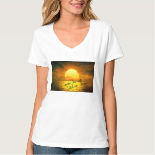 Zonsondergangen achtervolgen, dromen vangen T-shir T-shirt