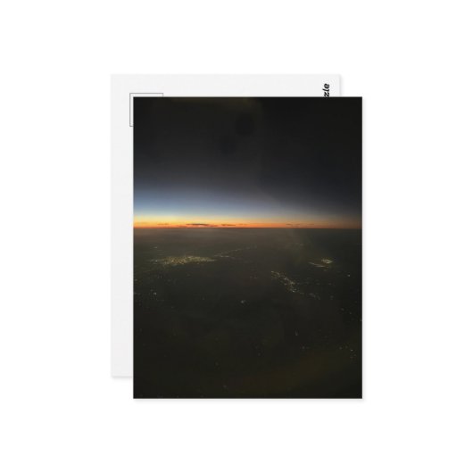 zonsondergangen beauty briefkaart (Voorkant / Achterkant in situ)