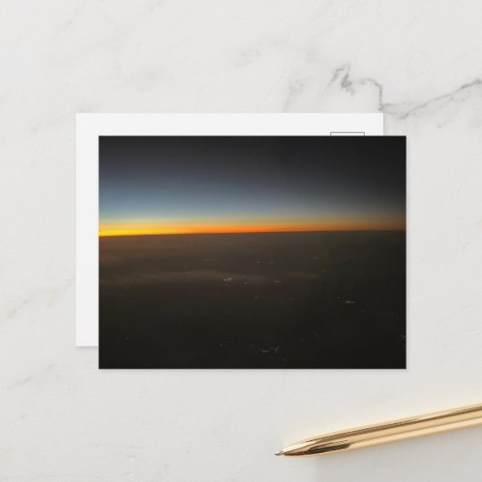 zonsondergangen beauty briefkaart (Voorkant / Achterkant in situ)