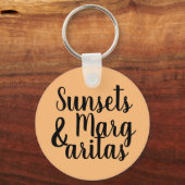 ZONSONDERGANGEN en letters van MARGARITAS | Sleutelhanger (Voorkant)