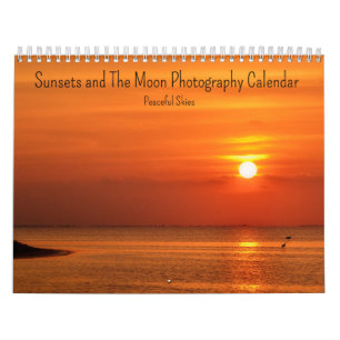 Zonsondergangen en maanfotografie Vredige luchten Kalender