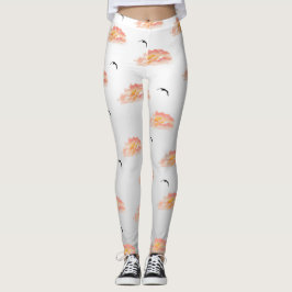 Zonsondergangen en meeuwen leggings
