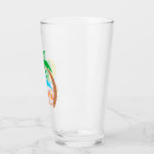 Zonsondergangen en palmbomen — zomerseizoen glas (Links)