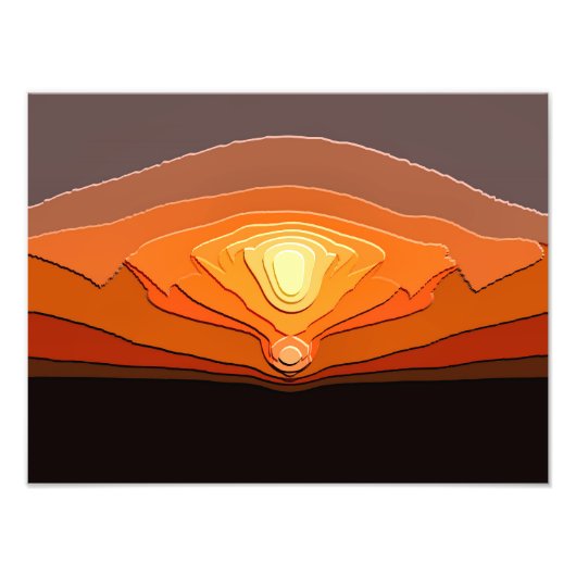 ZONSONDERGANGEN FOTO AFDRUK (Voorkant)