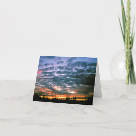 Zonsondergangen in Alberta - Hartelijk dank Bedankkaart