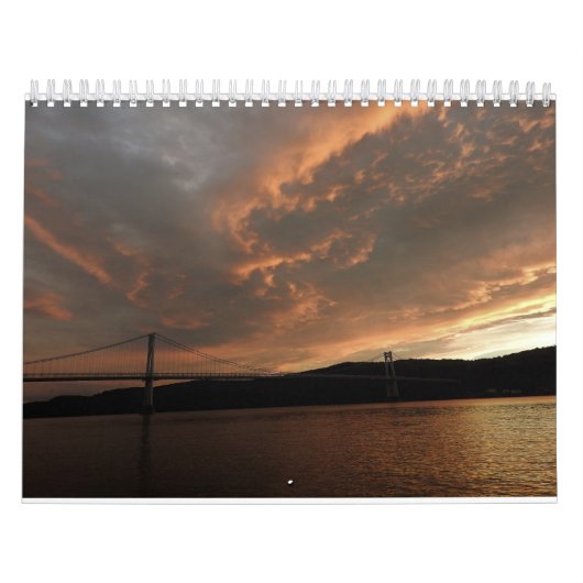 Zonsondergangen in de Hudson-vallei Kalender (Hoes)
