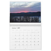 Zonsondergangen in de Hudson-vallei Kalender (Jan 2027)