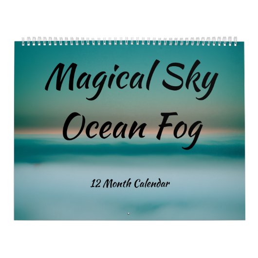 Zonsondergangen in de kustwateren en kleurrijke di kalender (Hoes)