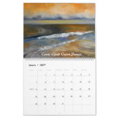 zonsondergangen in de Oceaan 2019 Kalender (Mar 2027)