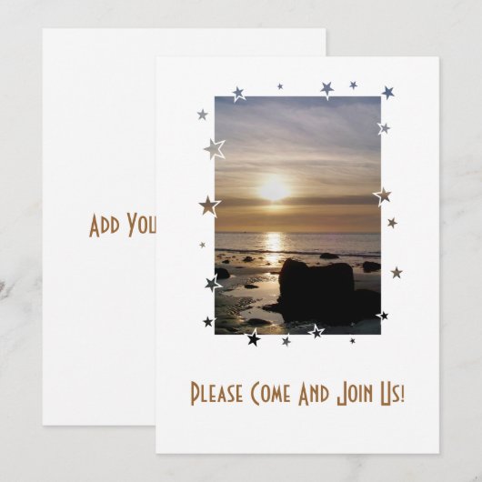 ZONSONDERGANGEN KAART (Voorkant / Achterkant)