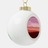 ZONSONDERGANGEN KERAMISCHE BAL ORNAMENT (Links)