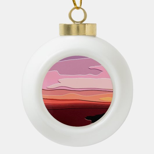 ZONSONDERGANGEN KERAMISCHE BAL ORNAMENT (Voorkant)