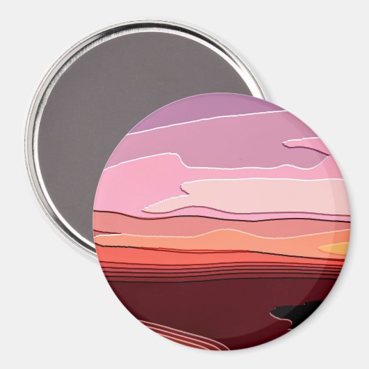 ZONSONDERGANGEN MAGNEET (Voorkant / Achterkant)