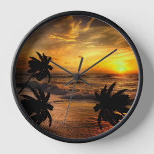 ZONSONDERGANGEN OCEAN SCENERY-NATUUR KASTEN