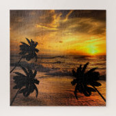ZONSONDERGANGEN OCEAN SCENERY-NATUUR KASTEN LEGPUZZEL (Verticaal)