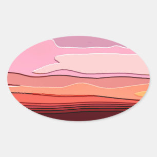 ZONSONDERGANGEN OVALE STICKER