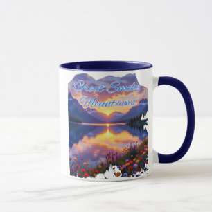 Zonsondergangen van de Great Smoky Mountains Mok