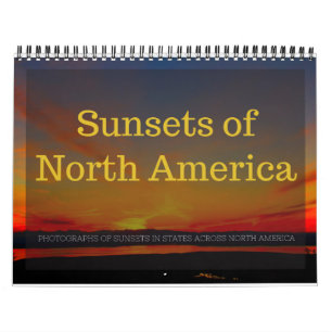 Zonsondergangen van de Noord-Amerikaanse kalender