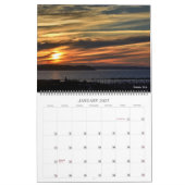 Zonsondergangen van de Pacific Northwest Kalender (Jan 2027)