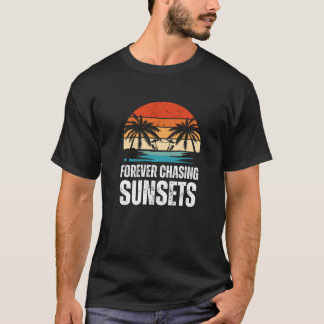 Zonsondergangen voor forever zoeken t-shirt