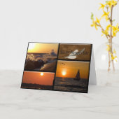 Zonsondergangen voor vader kaart (Gele Bloem)