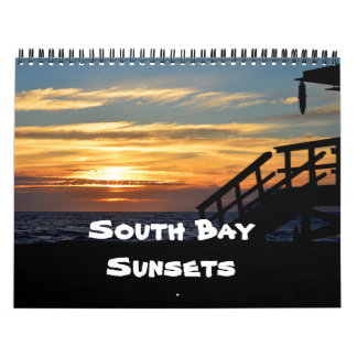 Zonsondergangen voor Zuid-Bay Kalender