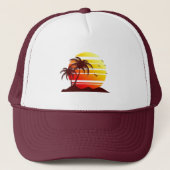 Zonsondergangen zijn een Breeze Trucker Pet (Voorkant)