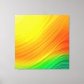 zonsonderganggradiëntstroom canvas afdruk (Voorkant)