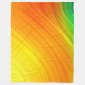 zonsonderganggradiëntstroom fleece deken (Voorkant)