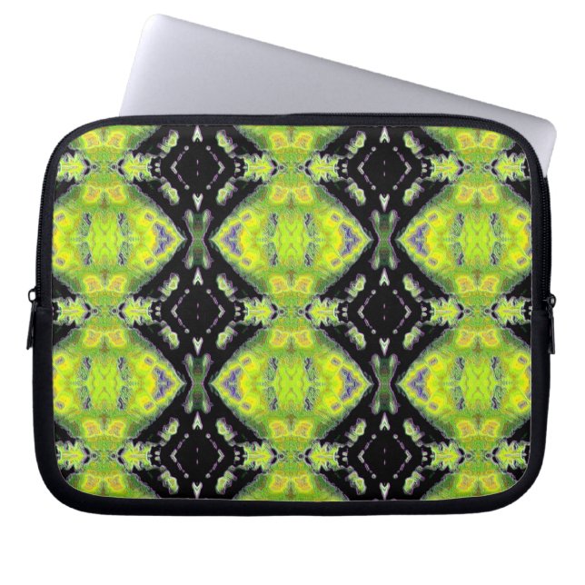 Zonsondergangpatroon Laptop Sleeve (Voorkant)