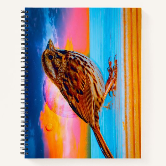 Zonsondergangs Melodie Notitieboek (Voorkant)