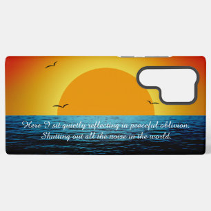 Zonsondergangs Ziel Samsung Galaxy Hoesje