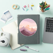 Zonsondergangsbergen Sticker (iPad Cover)